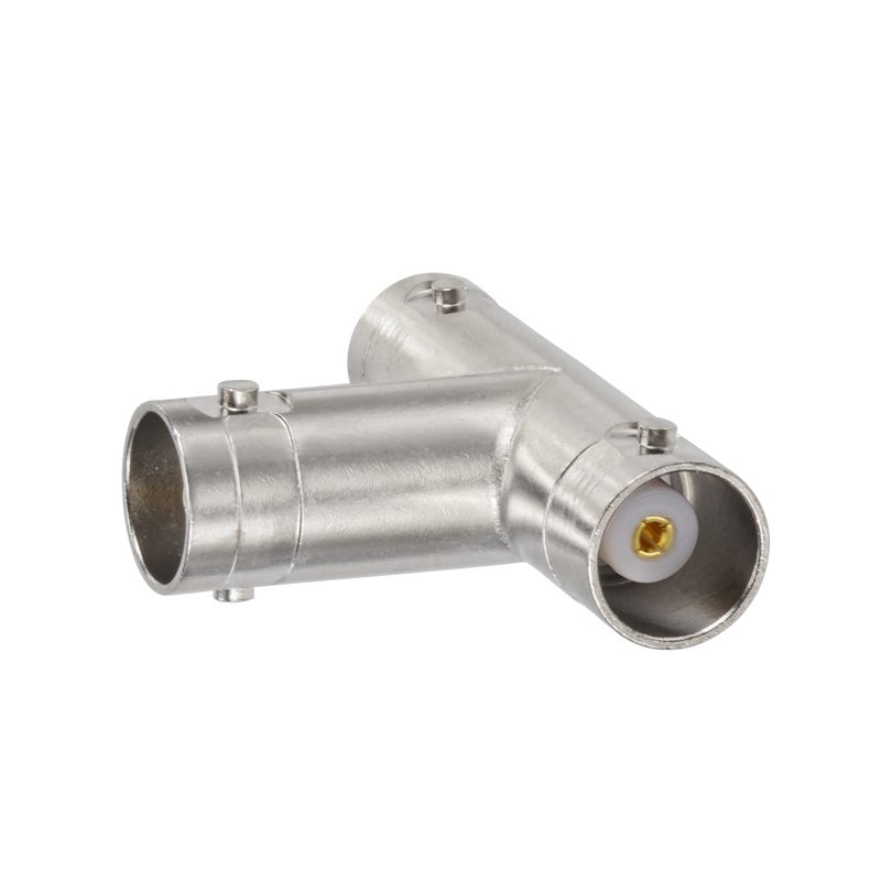Eightwood 2pcs BNC Tee Type Adapter BNC Female to Female to Female Video Splitter Connector for CCTV DVR Camera - Image 2